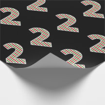 Röd, vit, Grönt "2" Andra evenemanget på juldagen