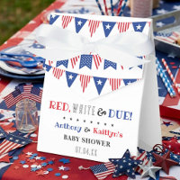 Röd, Vit & Kommer! 4:e Juli Baby Shower