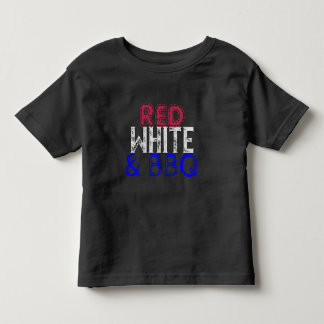 Röd, vit och BBQ T Shirt