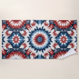 Röd, vit och blå färgämne