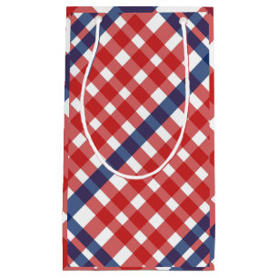 Röd, vit och blå Gingham Play
