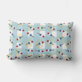 Röd, vit och blå Ices-pop Lumbar Pillow Lumbarkudde