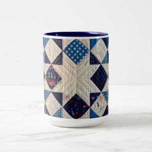 Röd, vit och blå, kaffe Mugg