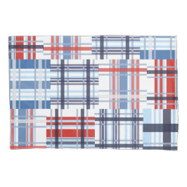Röd, vit och blå madras Pillow Fodral