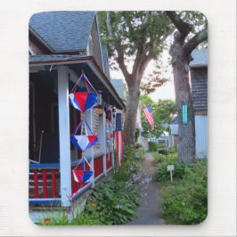 Röd, vit och blå - Martha's Vineyard Musmatta