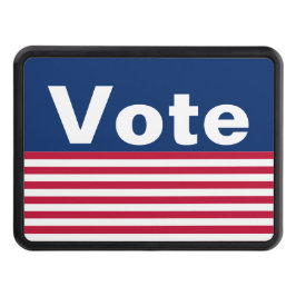 Röd vit och blå med stripe Mönster Dragkroksskydd