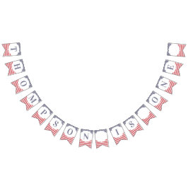 Röd vit och blå minnesdag juli 4e födelsedagen vimplar