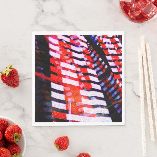 Röd vit och blå pappersservett (Insitu)