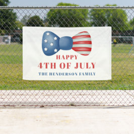 Röd, vit och blå patriotisk bin 4 juli