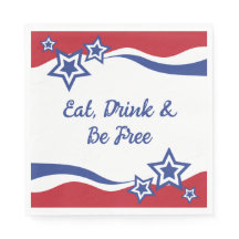 Röd, vit och blå patriotisk