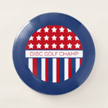 Röd, vit och blå Personlig Golf Frisbee