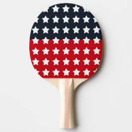 Röd, vit och blå Ping Pong Paddle Pingisracket