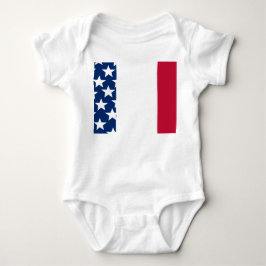 Röd, vit och blå Stars och stripes 4 juli T Shirt