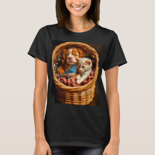 Röd vit och blå - Vänner för alltid T Shirt