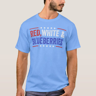 Röd Vit och Blåbär Patriot Frihet 2025 pojke T Shirt