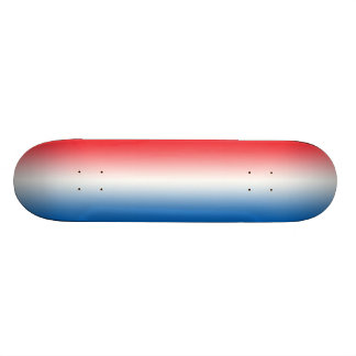 Röd vit och blått mini skateboard bräda 18,5 cm