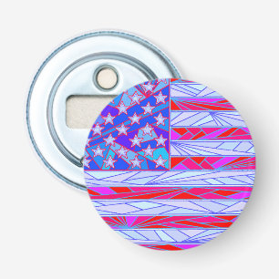Röd vit och blått patriotiska USA för Flasköppnare