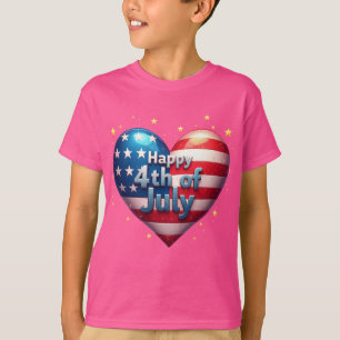 Röd, vit och fet: Patriotic Print Collection T Shirt