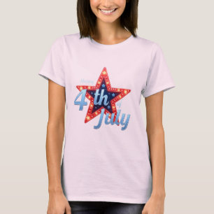 Röd, vit och fet: Patriotic Print Collection T Shirt