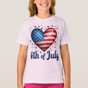 Röd, vit och fet: Patriotic Print Collection T Shirt