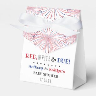 Röd, vit och förfallen! 4:e juli-babystölder presentaskar