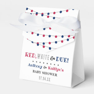 Röd, vit och förfallen! 4:e juli-babystölder presentaskar