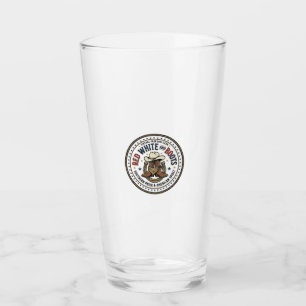 Röd Vit Och Stövlar Patriotisk Patriotisk Södra C Glaskopp