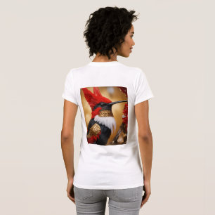 " Röd, vit och svart hummerfågel T Shirt