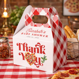 Röd Vit Pizza-tema  Presentaskar