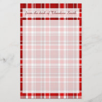 Röd vit PWT Tartan