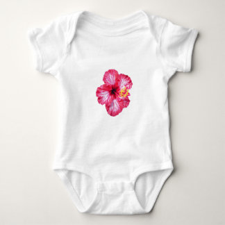 röd vit rosa hibiscus aloha blomma t shirt