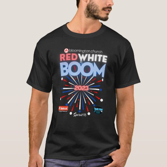 Röd Vit & Smäll 2023 T Shirt (Framsida)