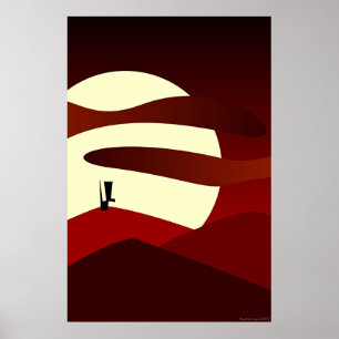 Röd vovve poster