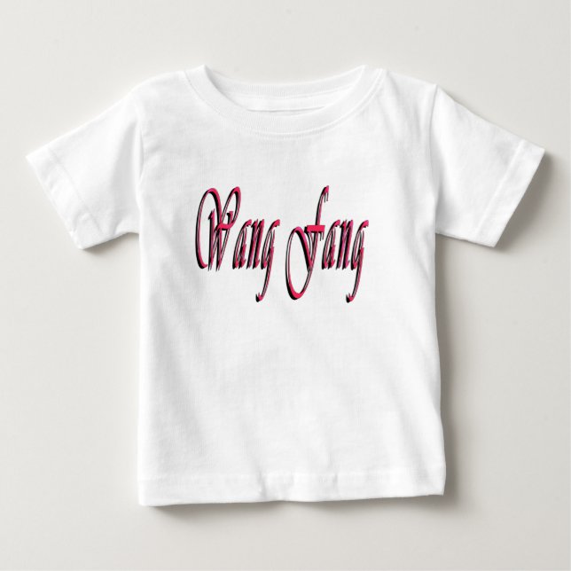 Röd Wang Fang Namn,  T Shirt (Framsida)