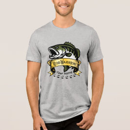 "Rod Warrior" personlig sport Abborrfiske T Shirt