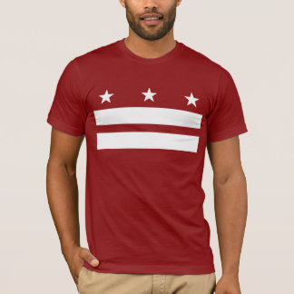 Röd Washington DC-t-skjorta T Shirt