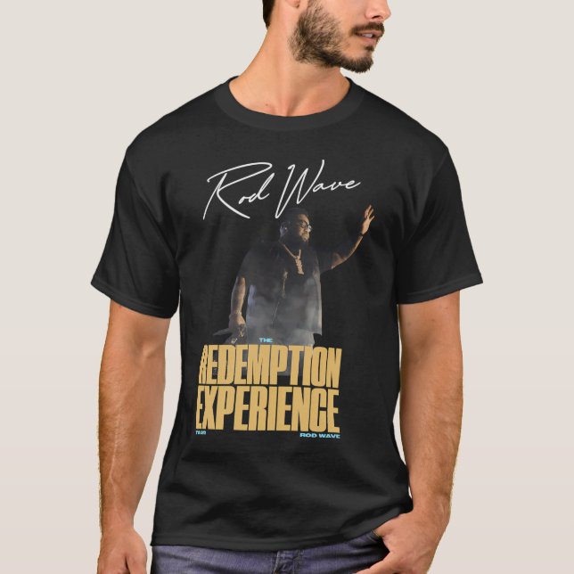 Rod Wave The Redemption Experience Tour 2025 2026 T Shirt (Framsida)