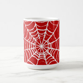 Röd Webben Kaffemugg