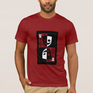 Röd Wildcard Poker Diamanter Inspirerad Anpassad T Shirt
