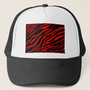 röd zebra keps