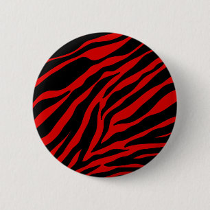 röd zebra knapp