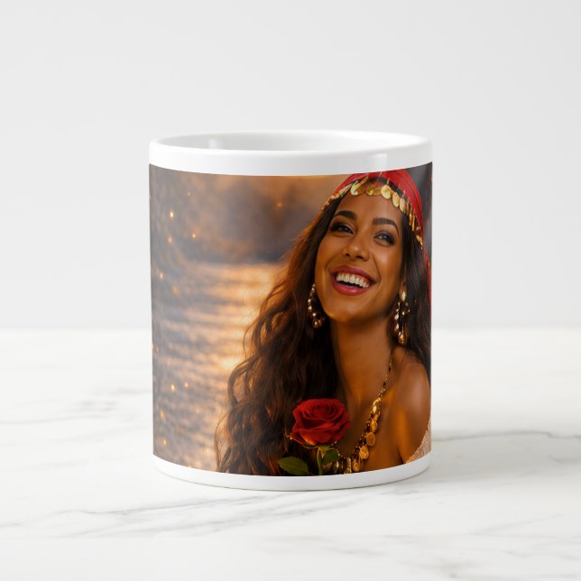 röd zigenerska  jumbo mugg (Framsidan)