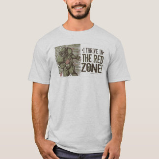 Röd zon fotbollT-tröja T-shirt