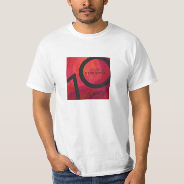Röda 70-årsjubileum tee (Framsida)