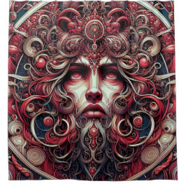 Röda albuskgardinen