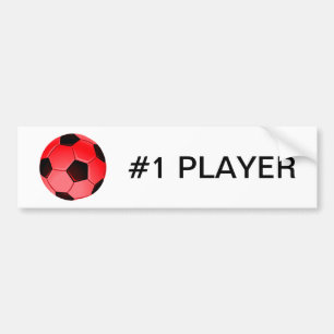 Röda amerikanska fotbollsskor eller fotbollsförbun bildekal