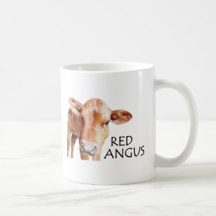 Röda Angus Kaffemugg