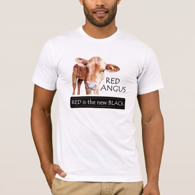 Röda Angus T-shirt (Framsida)
