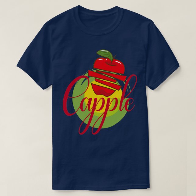 Röda äpple 1 t shirt (Design framsida)