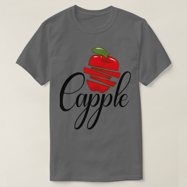 Röda äpple 3 t shirt (Design framsida)